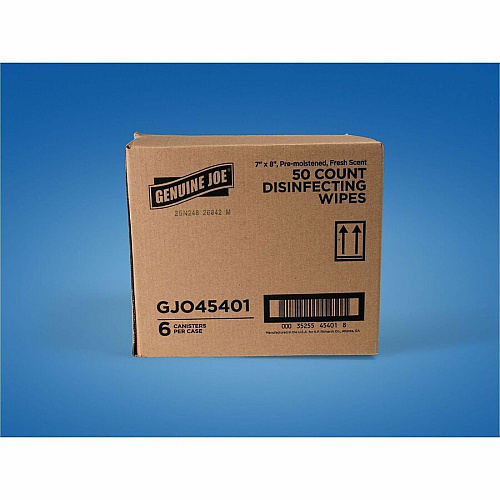 Genuine Joe Broad-Spectrum Disinfectant Wipes (45401)
