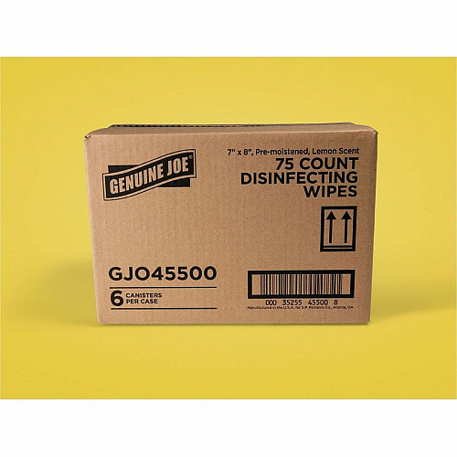 Genuine Joe Broad-Spectrum Disinfectant Wipes (45500)