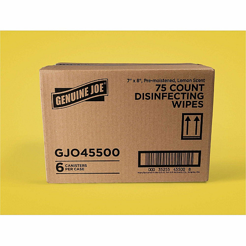 Genuine Joe Broad-Spectrum Disinfectant Wipes (45500)