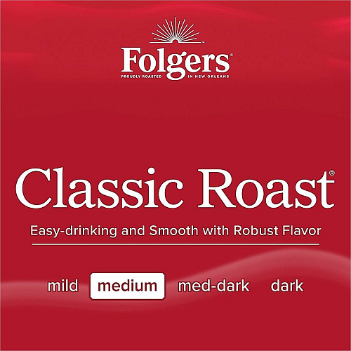 Folgers&reg; Bag, Instant, Packet Singles Medium-Roast Coffee Bags (81121)