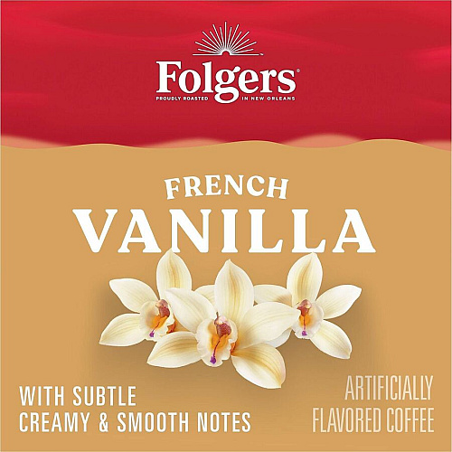 Folgers&reg; Ground French Vanilla Medium-Roast Ground Coffee (98181)