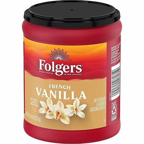 Folgers&reg; Ground French Vanilla Medium-Roast Ground Coffee (98181)