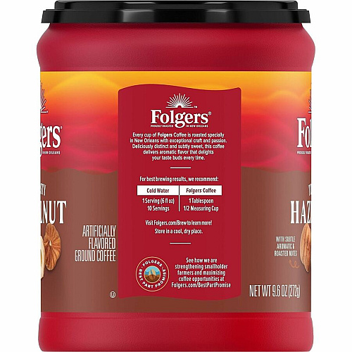 Folgers&reg; Ground Toasty Hazelnut Ground Coffee (11037)