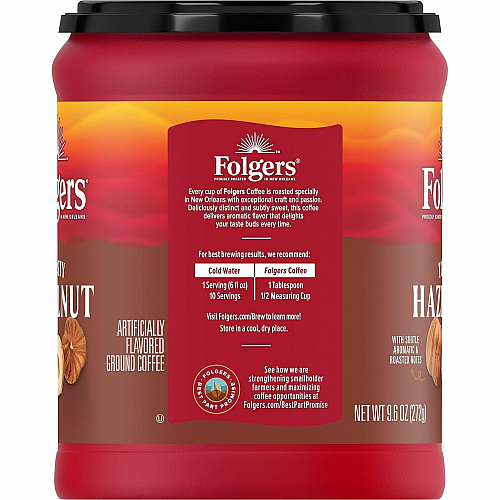 Folgers&reg; Ground Toasty Hazelnut Ground Coffee (11037)