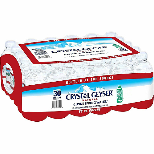 Crystal Geyser Water Alpine Spring Bottled Water (301218PL)