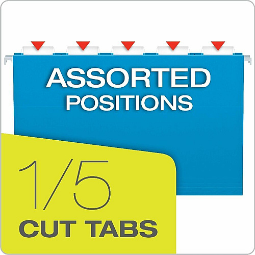 Business Source 1/5 Tab Cut Legal Hanging Folder (14221)