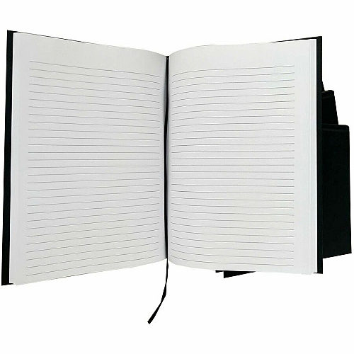 Business Source Hardbound Ruled Linen Journals (10973CT)