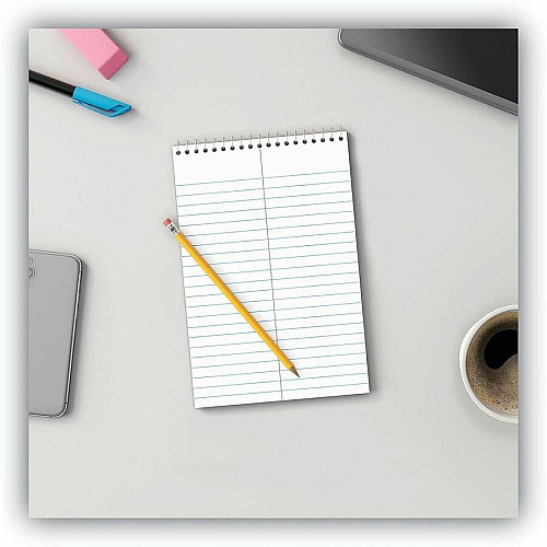 Business Source Green Tint Steno Notebook (96920)