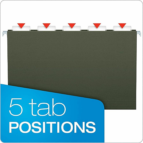 Business Source 1/5 Tab Cut Legal Hanging Folder (34111)