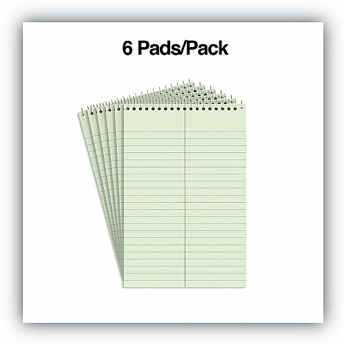Business Source Green Tint Steno Notebook (26743)