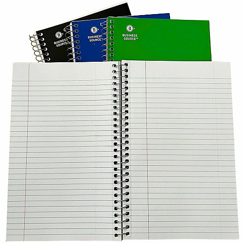 Business Source 3-Subject Wirebound Notebooks (66414)