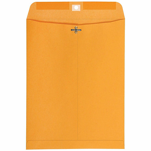 Business Source #97 Clasp Envelopes with Gummed Closure (35266)