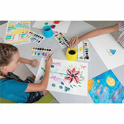 Prang Metallic Washable Watercolors Set (X805160001)