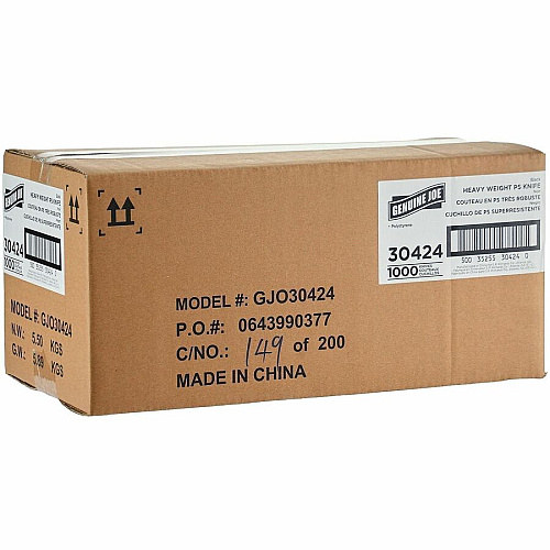 Genuine Joe Disposable Polystyrene Cutlery (30424)