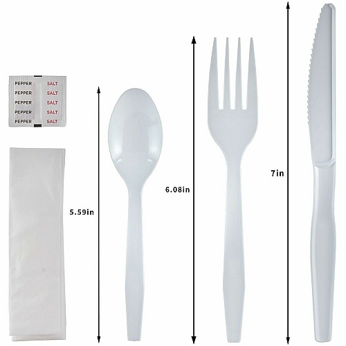 Genuine Joe 6-Piece Medium-Weight Utensil Kit (58927)