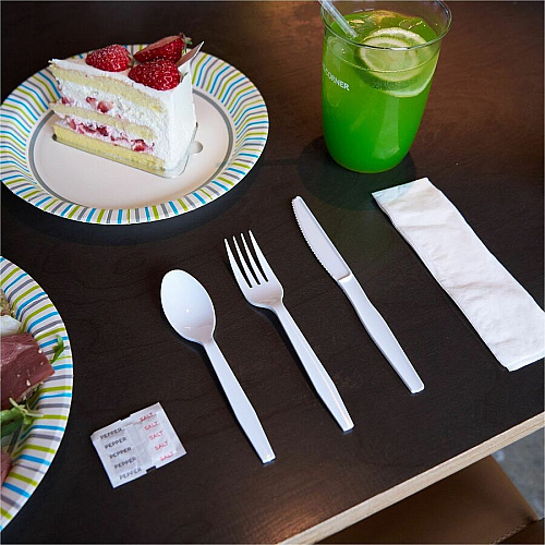 Genuine Joe 6-Piece Medium-Weight Utensil Kit (58927)