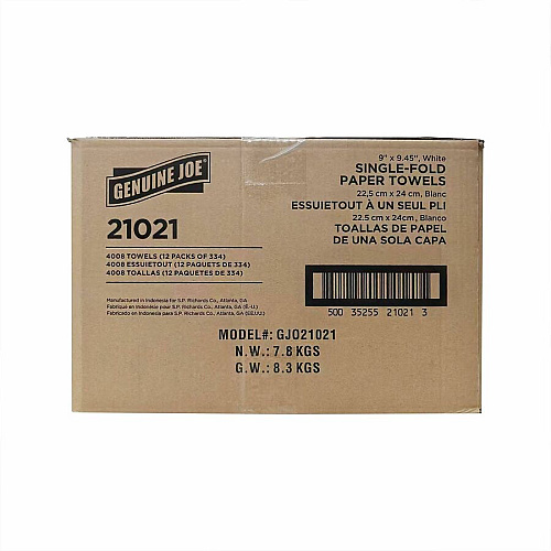 Genuine Joe Single-Fold Towels (21021)