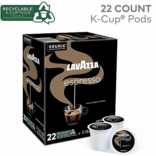 Lavazza K-Cup, Pod, Ground Espresso Italiano K-Cup Coffee Pods (0451)