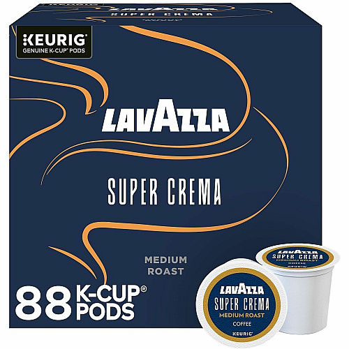Lavazza K-Cup, Pod, Ground Super Crema K-Cup Coffee Pods (0911CT)