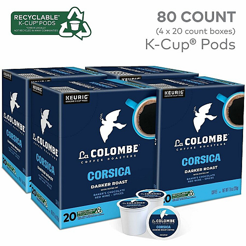 La Colombe K-Cup, Pod, Ground Corsica K-Cup Coffee Pods (0328CT)