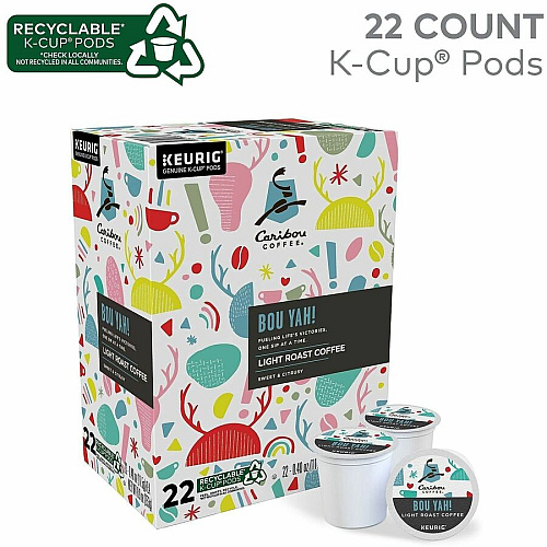 Caribou Coffee&reg; K-Cup, Pod 'Bou Yah! Blend K-Cup Pods (9686)