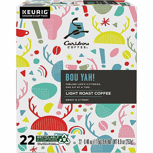 Caribou Coffee&reg; K-Cup, Pod 'Bou Yah! Blend K-Cup Pods (9686)