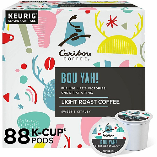 Caribou Coffee&reg; K-Cup, Pod 'Bou Yah! Blend K-Cup Pods (9686CT)