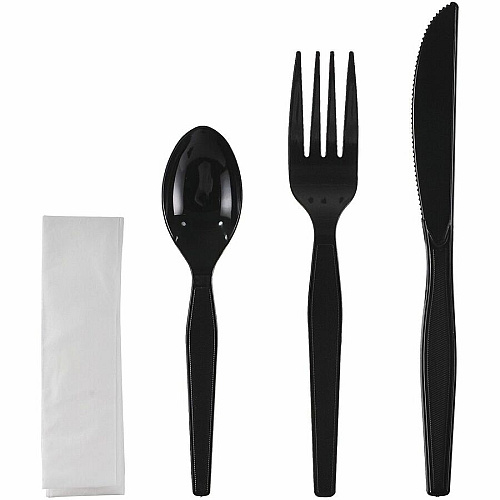 Genuine Joe 4-Piece Medium-Weight Utensil Kit (58928)