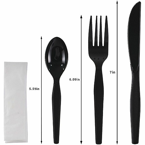 Genuine Joe 4-Piece Medium-Weight Utensil Kit (58928)