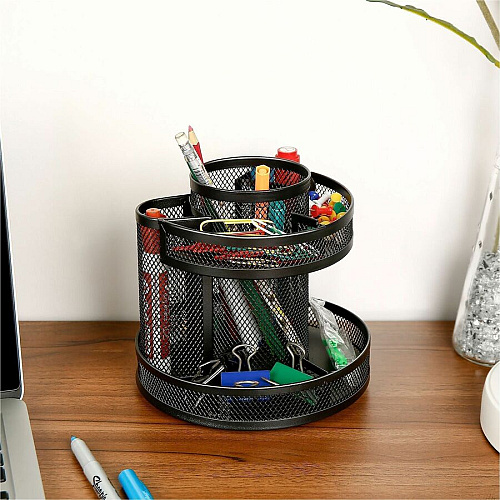 Lorell Multi-Compartment Rotating Desk Organizer (84137CT)