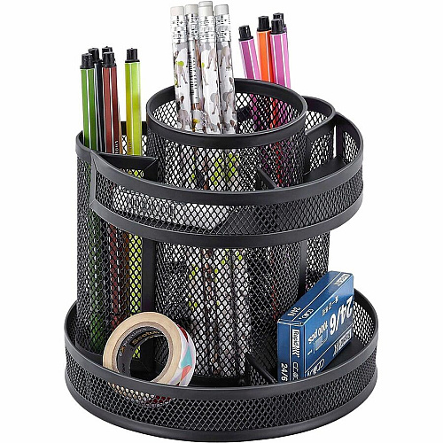 Lorell Multi-Compartment Rotating Desk Organizer (84137CT)