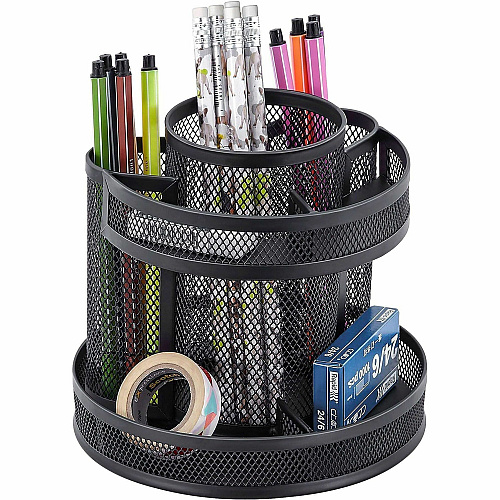 Lorell Multi-Compartment Rotating Desk Organizer (84137CT)
