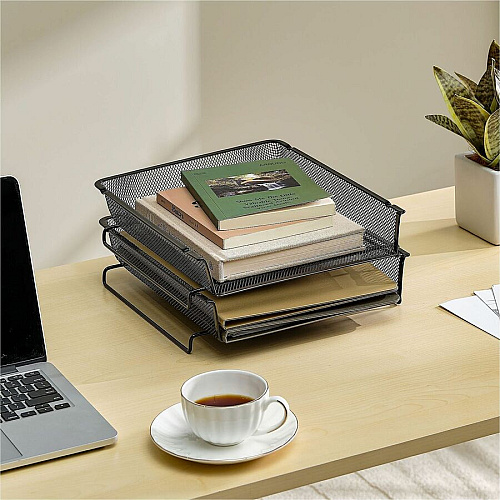 Lorell Mesh Desktop Organizer Tray (84134)