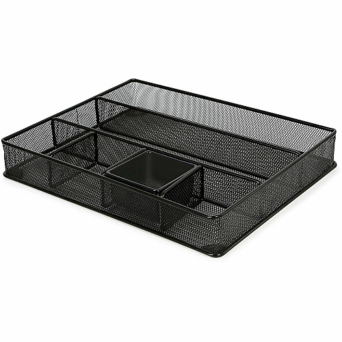 Lorell Multi-Compartment Mesh Drawer Organizer (84136CT)