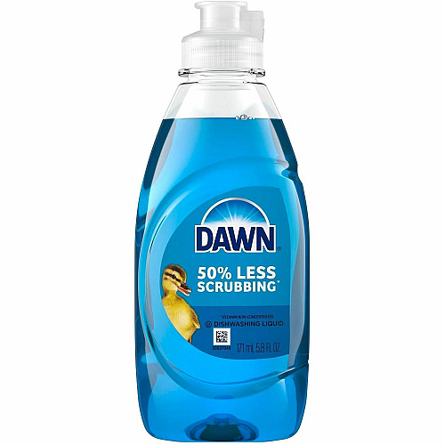 Dawn Ultra Dish Liquid Soap For Multipurpose - Liquid - 5.8 fl oz (0.2 quart) - Original Scent - Recommended For: Grease Remover, Stain Remover - Versatile, Freshen - Blue - 24 / Carton (25477)