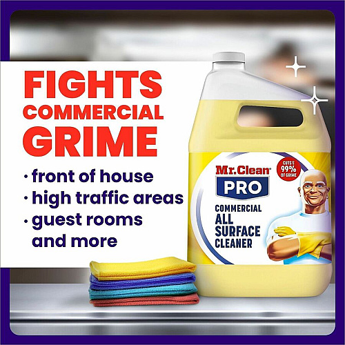 Mr. Clean PRO All-Surface Cleaner For Multi Surface, Multipurpose - Ready-To-Use - Liquid - 32 fl oz (1 quart) - Recommended For: Dirt Remover, Grease Remover, Grime Remover, Soil Remover - Alkylphenols-free, Benzene-free, Lead-free, Mercury-free, (25670)