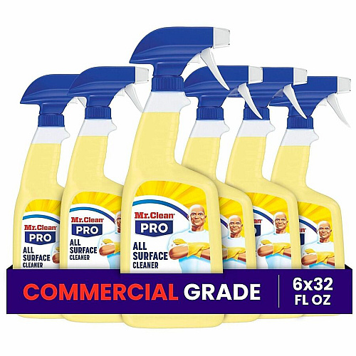 Mr. Clean PRO All-Surface Cleaner For Multi Surface, Multipurpose - Ready-To-Use - Liquid - 32 fl oz (1 quart) - Recommended For: Dirt Remover, Grease Remover, Grime Remover, Soil Remover - Alkylphenols-free, Benzene-free, Lead-free, Mercury-free, (25670)