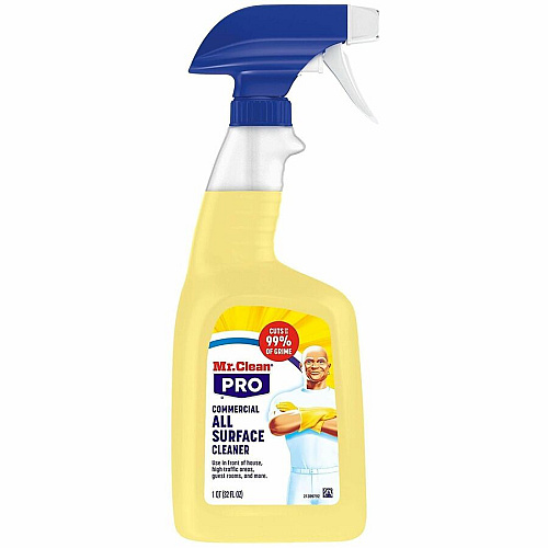 Mr. Clean PRO All-Surface Cleaner For Multi Surface, Multipurpose - Ready-To-Use - Liquid - 32 fl oz (1 quart) - Recommended For: Dirt Remover, Grease Remover, Grime Remover, Soil Remover - Alkylphenols-free, Benzene-free, Lead-free, Mercury-free, (25670)