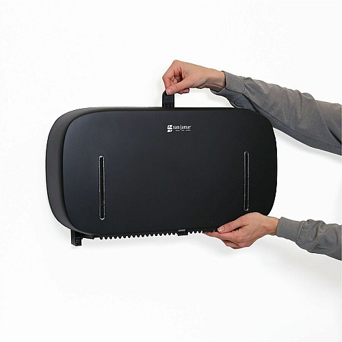 San Jamar Timeless Twin-Roll Bathroom Tissue Dispenser (R4200BK)