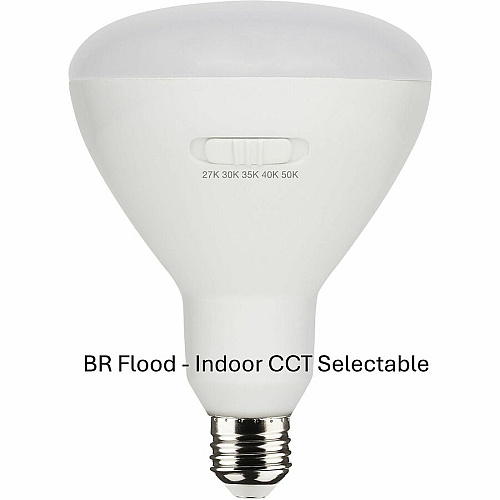 Satco CCT-Selectable BR LED Dimmable Bulbs (S11781)