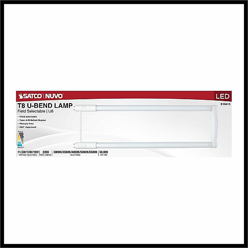 Satco LED Filament U-Bend Bulb (S18413)