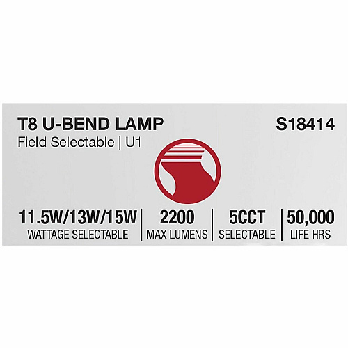 Satco LED Filament U-Bend Bulb (S18414)