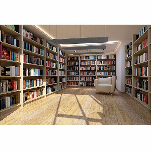 Screenflex Portable Partitions Haven Acoustic Wall Panels Black - Fabric - 1 Each (HDK631PBLK)