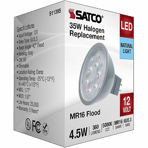 Satco LED MR16 Lightbulb (S11395)