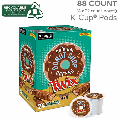 The Original Donut Shop&reg; K-Cup, Pod Twix Coffee K-Cups (9694CT)