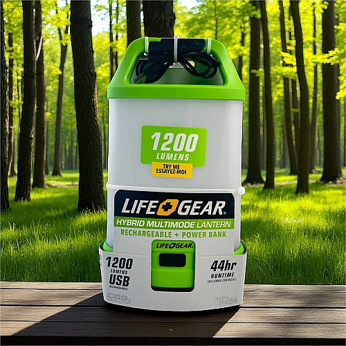 Life+Gear Hybrid USB-Rechargeable Lantern (413976)