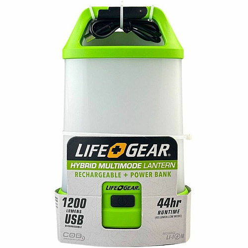 Life+Gear Hybrid USB-Rechargeable Lantern (413976)