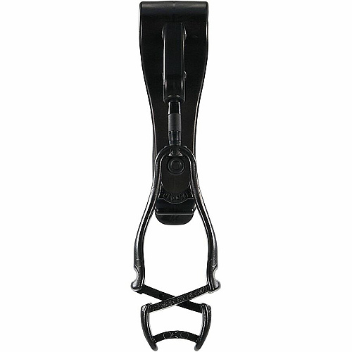 Ergodyne Squids 3425 Swiveling Glove Clip Holder for Gloves, Mitten, Personal Protective Equipment (PPE), Towel, Belt, Warehouse, Construction, Distribution - Swivel, Strong, Temperature Resistant, Durable, Non-conductive, Easy Grip - Black - Acet (19552)