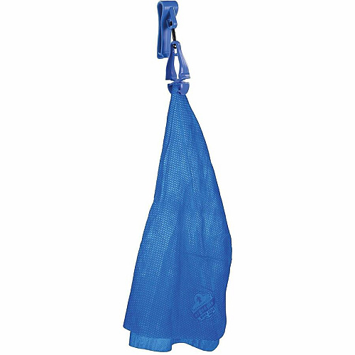 Ergodyne Squids 3425 Swiveling Glove Clip Holder for Gloves, Mitten, Personal Protective Equipment (PPE), Towel, Belt, Warehouse, Construction, Distribution - Swivel, Strong, Temperature Resistant, Durable, Non-conductive, Easy Grip - Blue - Aceta (19557)