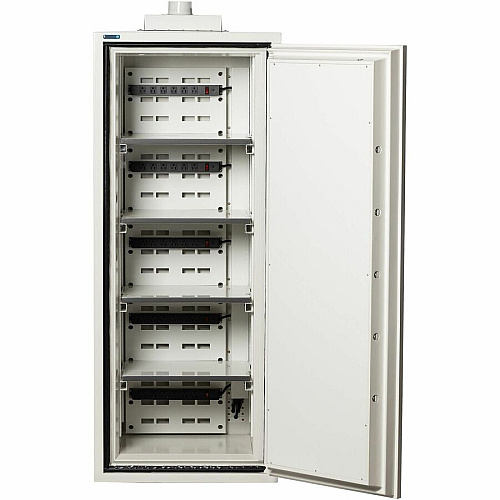 Phoenix Battery Commander Safe 10.84 ft? - 4 Shelve(s) - Key Lock - Explosive Resistant, Fire Resistant, Heat Resistant - for Document - Internal Size 59.20" Height x 20" Width x 15.70" Depth - Overall Size 68.8" Height x 27.3" Width x 28" Depth (BSS6104)